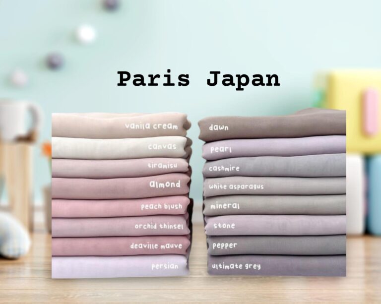 Jilbab Voal Premium Paris Japan Polos – 16 Warna Soft & Elegan